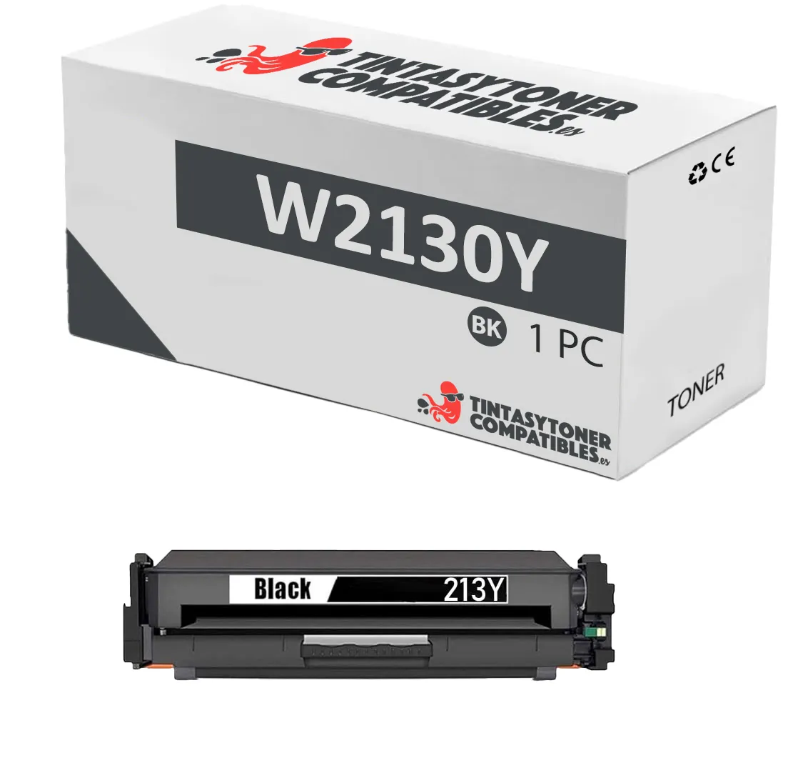 Tóner compatible HP HPW2130Y Negro · 18.000 páginas