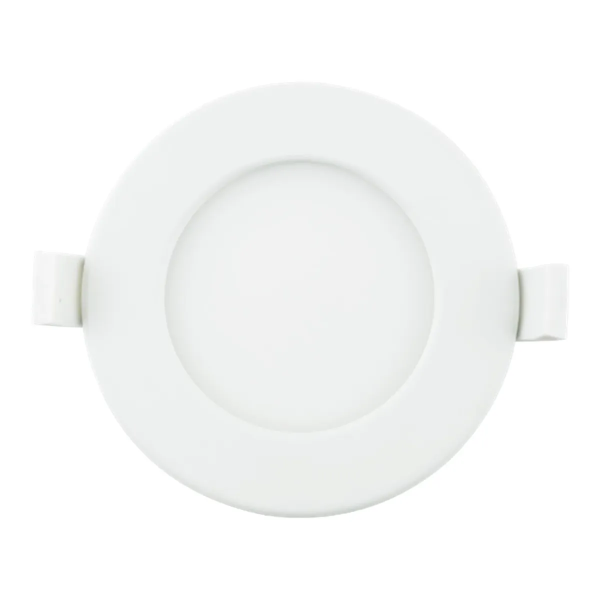 Down light LED E6 slim / 6W luz blanca 6000K (100-110mm) marco blanco