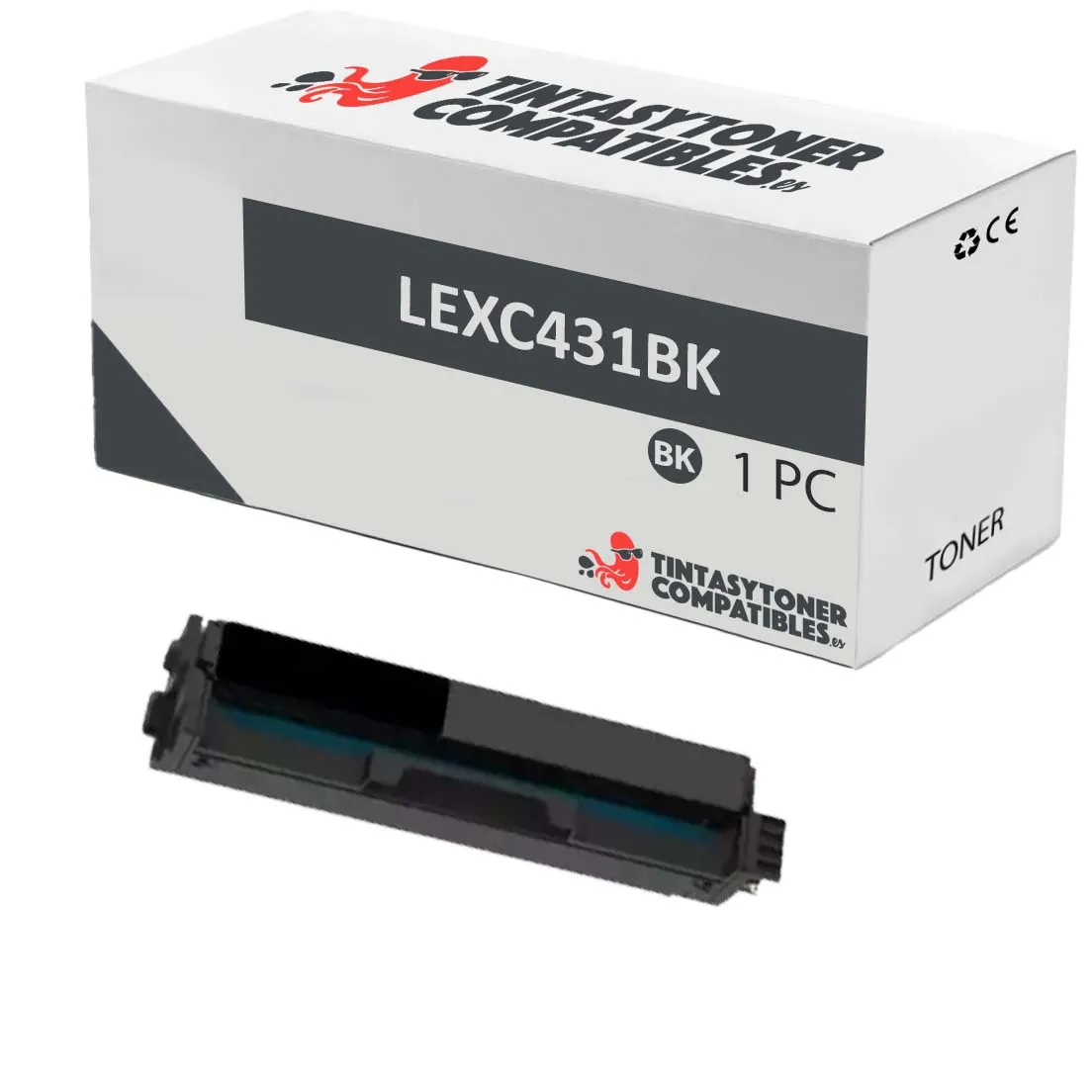 Tóner compatible Lexmark 20N20K0 Negro · 1.500 páginas