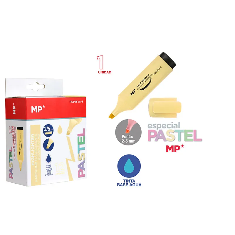 Marcador pastel vainilla MP