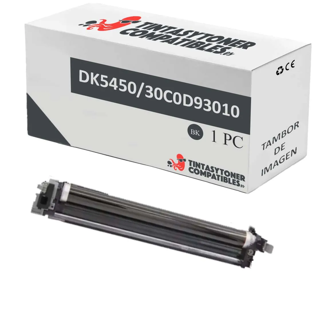 Tambor compatible Kyocera 30C0D93010 Negro · 100.000 páginas