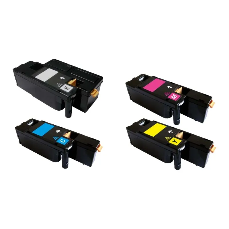 Pack 4 tóner compatibles Epson C1700 CX17 amarillo, magenta, negro y cian