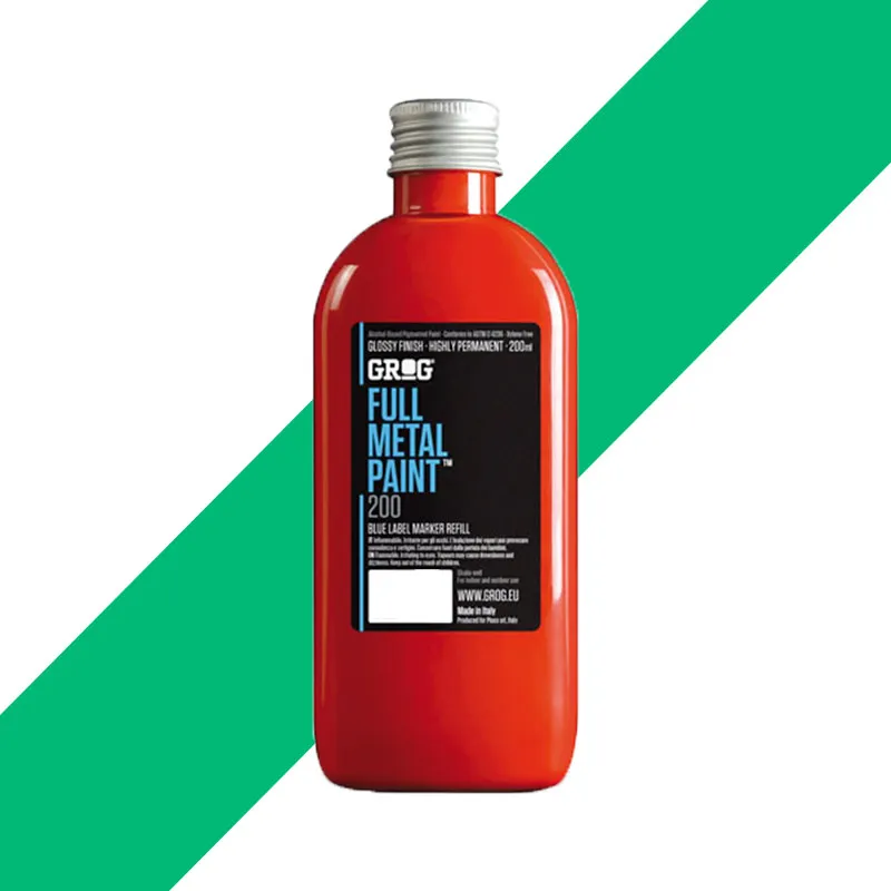 GROG Full Metal Paint Orbitory Green 200 ml