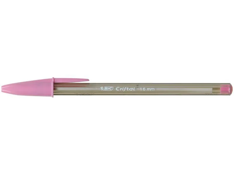 Bic boligrafo cristal fun rosa