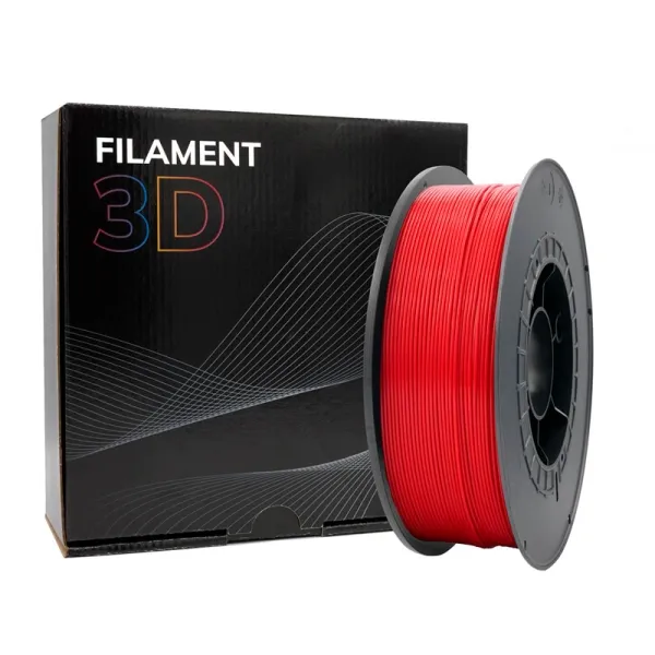 Filamento 3D - ASA - Color: Rojo - 1.75 mm / 1 kg