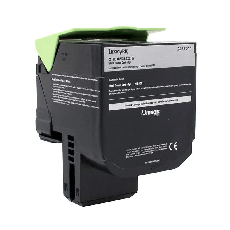 Tóner original Lexmark C2132 / XC2130 / XC2132 negro · 24B6011