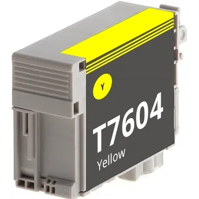 Cartucho de tinta compatible Epson C13T76044010 Amarillo