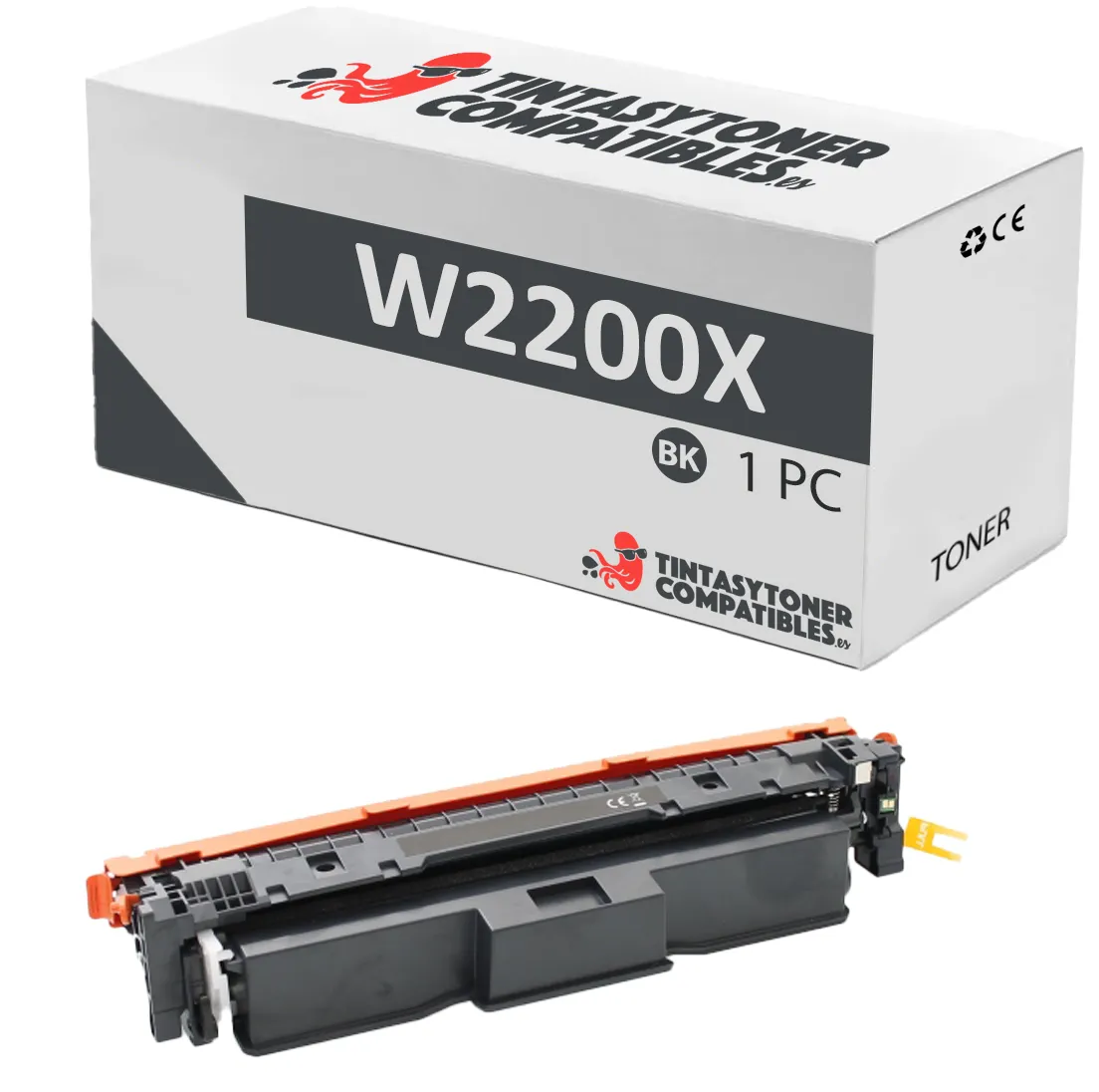 Tóner compatible HP HP-220X-BK Negro · 7.500 páginas