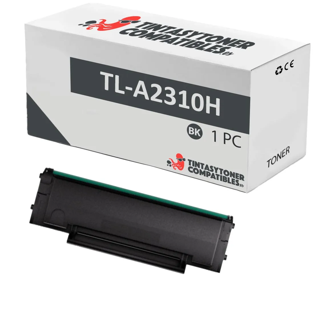 Tóner compatible Pantum TLA2310H Negro · 1.600 páginas
