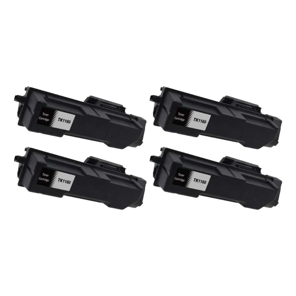Pack 4 tóner compatibles Kyocera TK-1160 negro