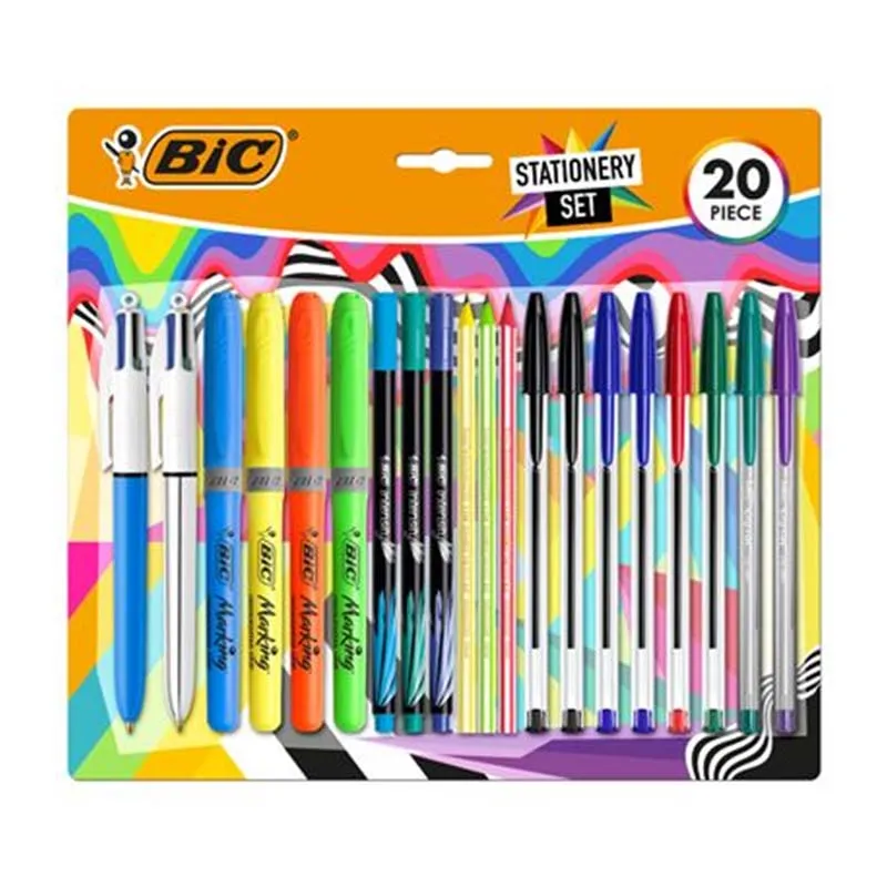 Bic Escritura Multicolor Pack de 20 Piezas Variadas