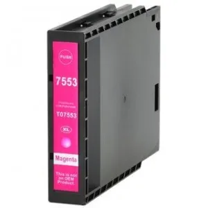 Cartucho de tinta compatible Epson C13T755340 Magenta · 62 ml