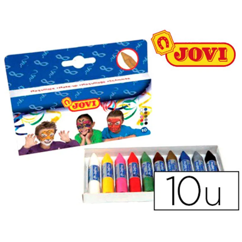 JOVI Barra maquillaje 10 colores