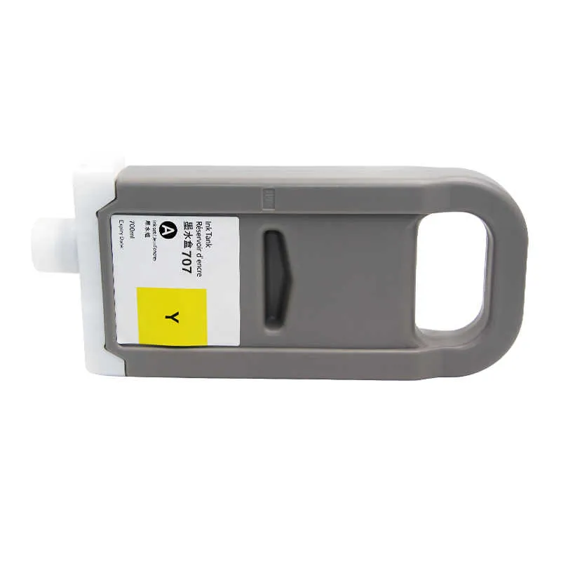 Cartucho de tinta compatible Canon PFI707YL · 700 ml
