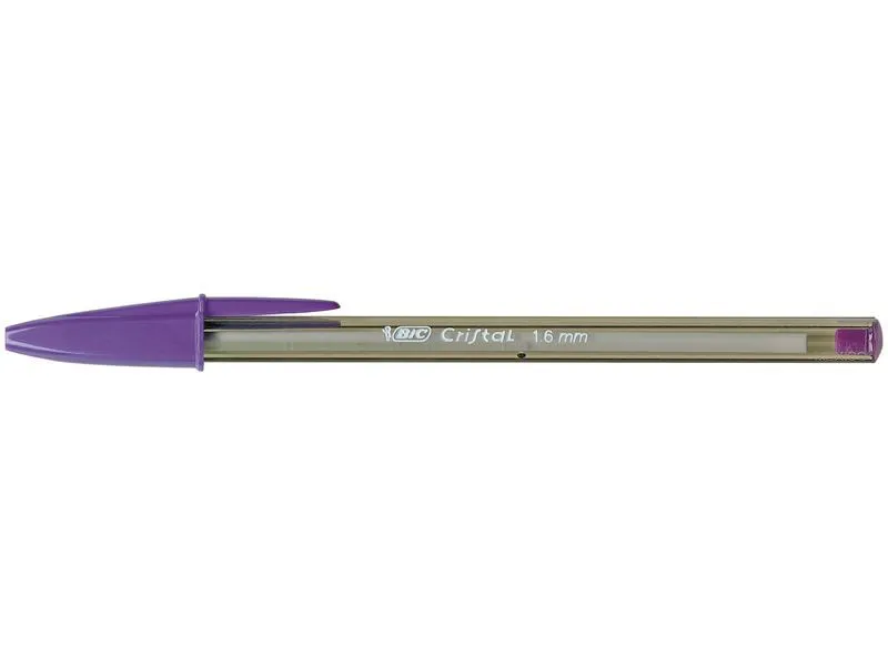 Bic boligrafo cristal fun morado