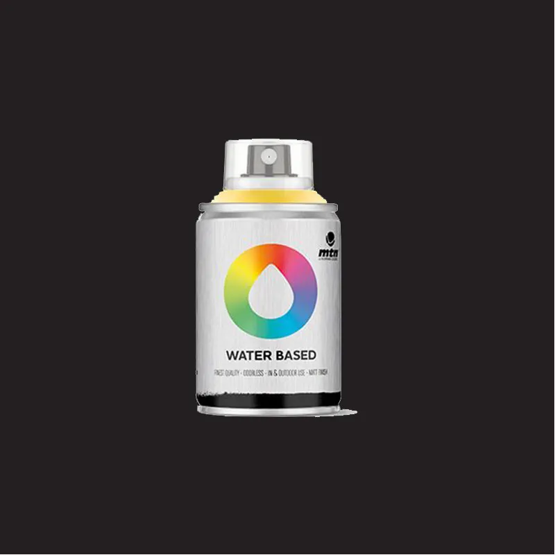 Spray de Pintura MTN Water Based Negro (100 ml)