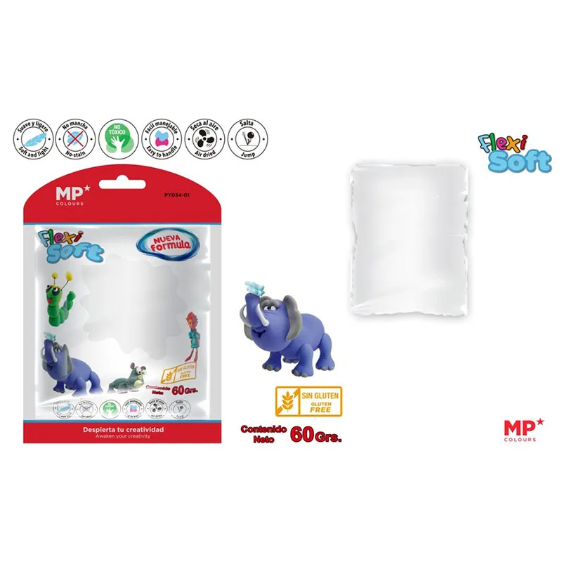 Pasta para Modelar Blanca Flexi Soft 60g