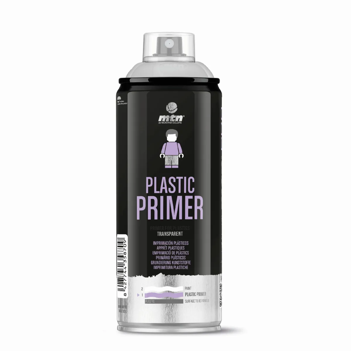 Spray MTN PRO Imprimación Plásticos