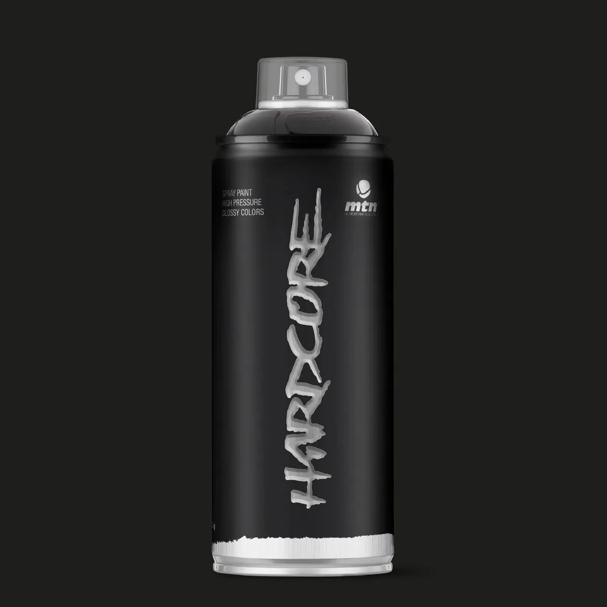 Spray de Pintura Montana Colors Hardcore RV-9011 Negro Brillante