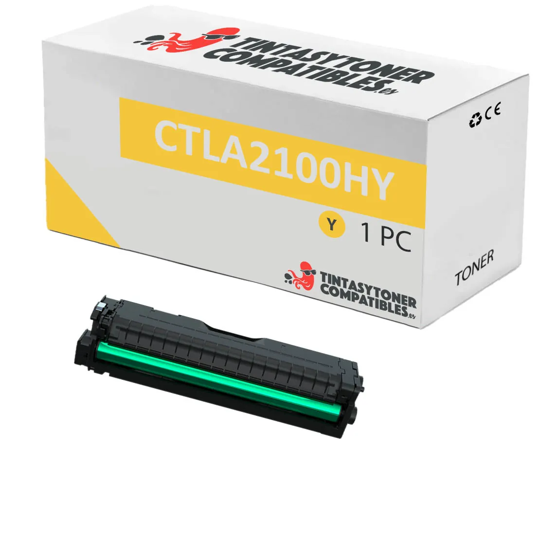 Tóner compatible Pantum CTL-A2100HY Amarillo · 2.500 páginas