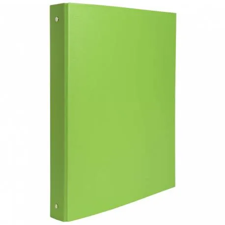 Carpeta de 4 anillas redondas color verde anis
