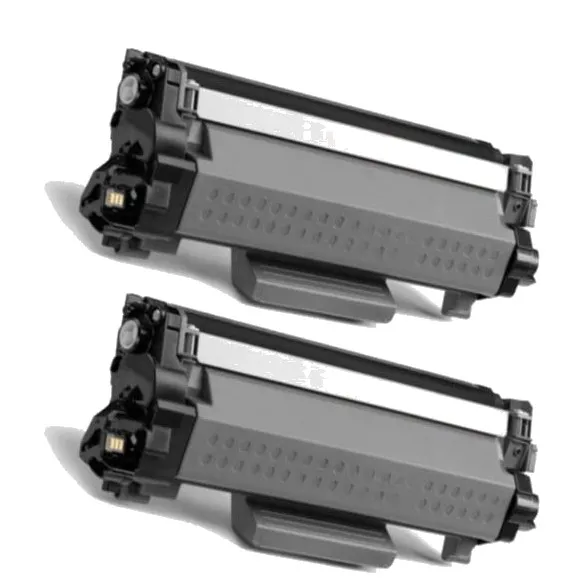 Pack 2 tóner compatibles Brother TN2510XXL negro