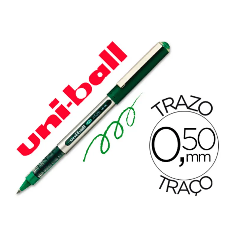 Boligrafo Uni-ball eye 150 verde
