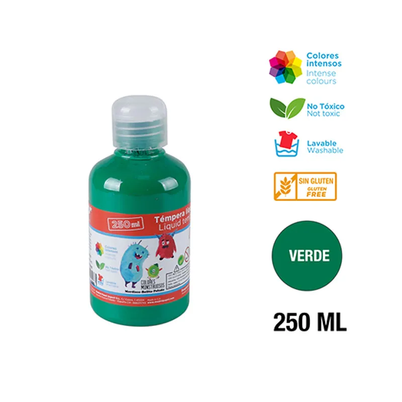 Tempera 250ML verde MP