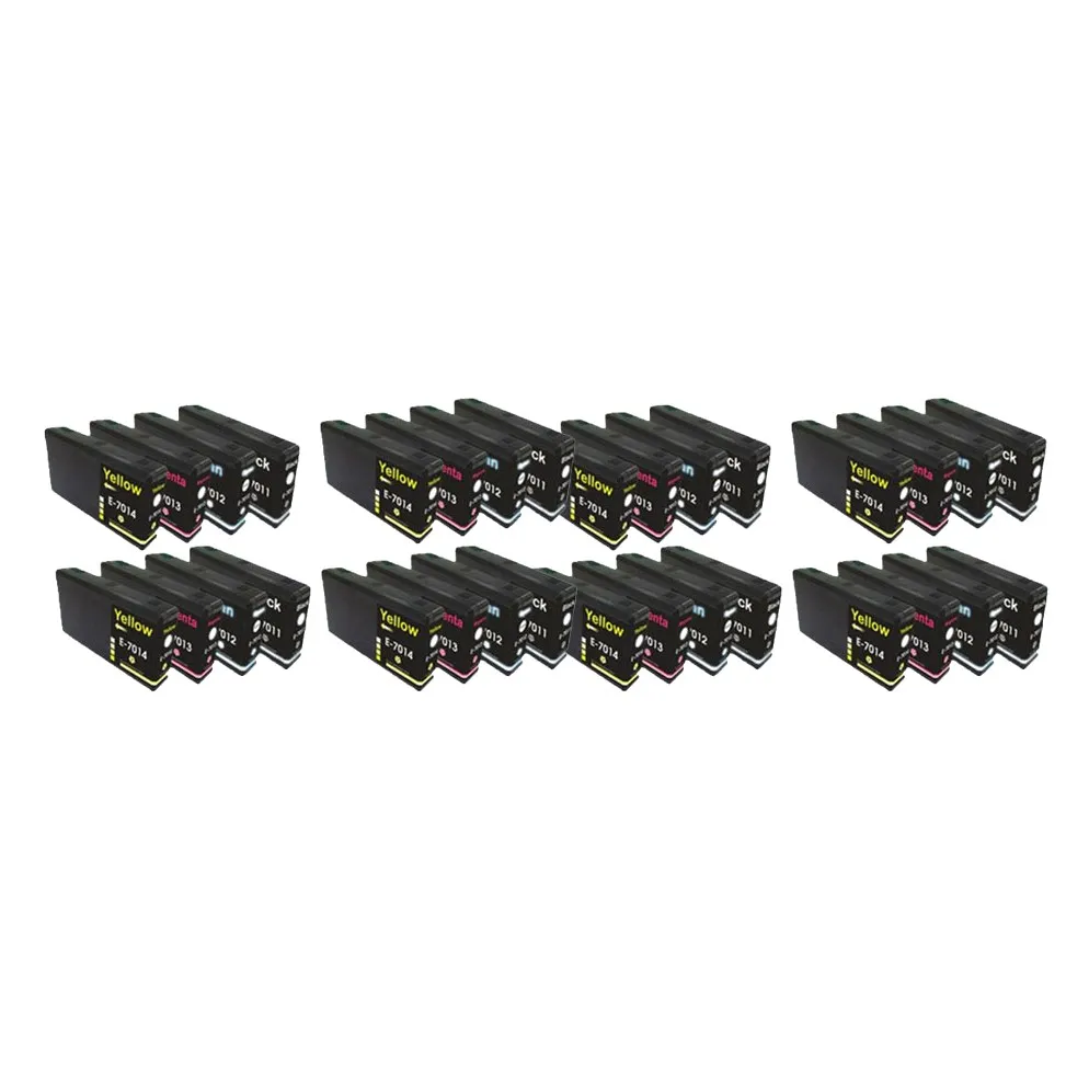 Pack 32 cartuchos de tinta compatibles Epson -T-7011- XXL/-T-7012-/-T-7013-/-T-7014- negro, cian, magenta y