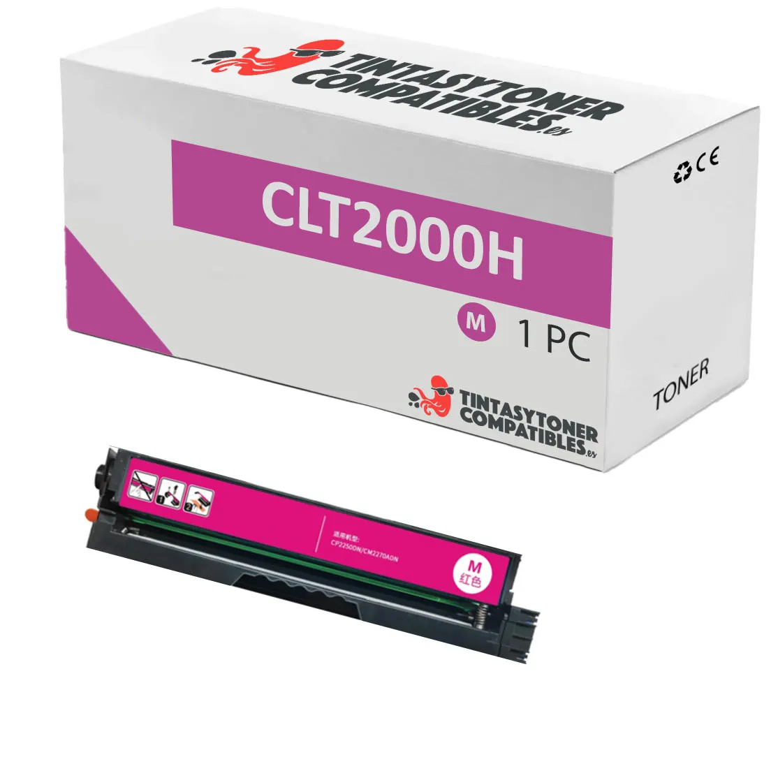 Tóner compatible Pantum CTL2000HM Magenta · 3.500 páginas