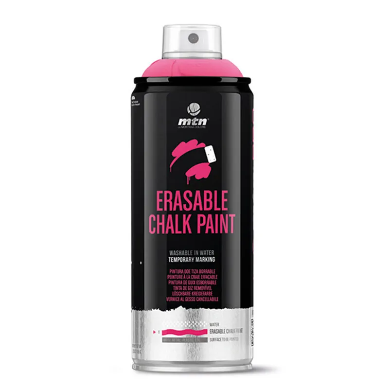 Spray de Pintura MTN PRO Tiza Borrable Blanca
