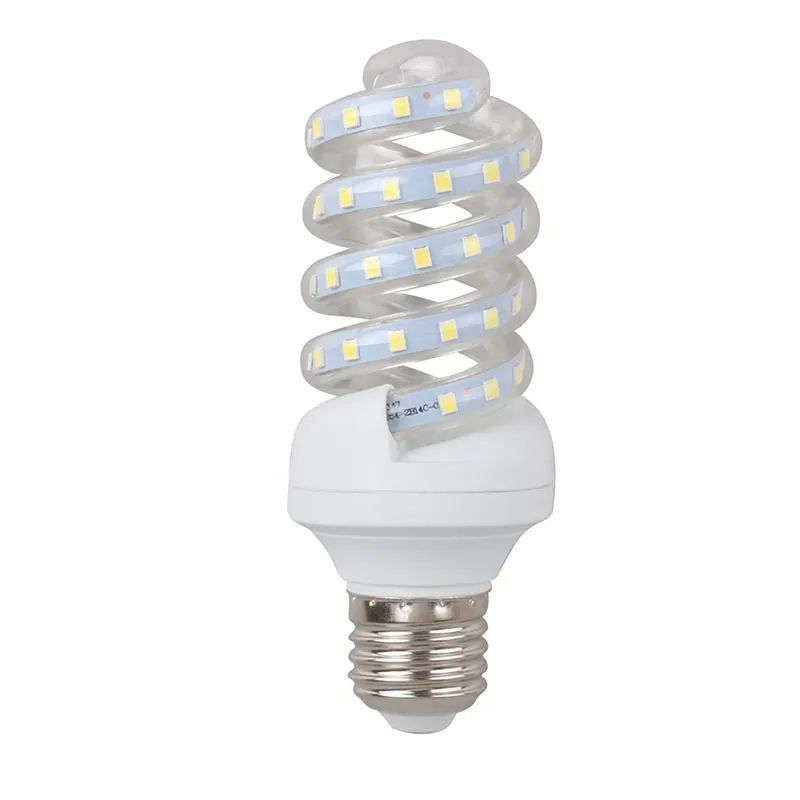 Bombilla LED B5 spiral / 7W E27 luz blanca 6400K
