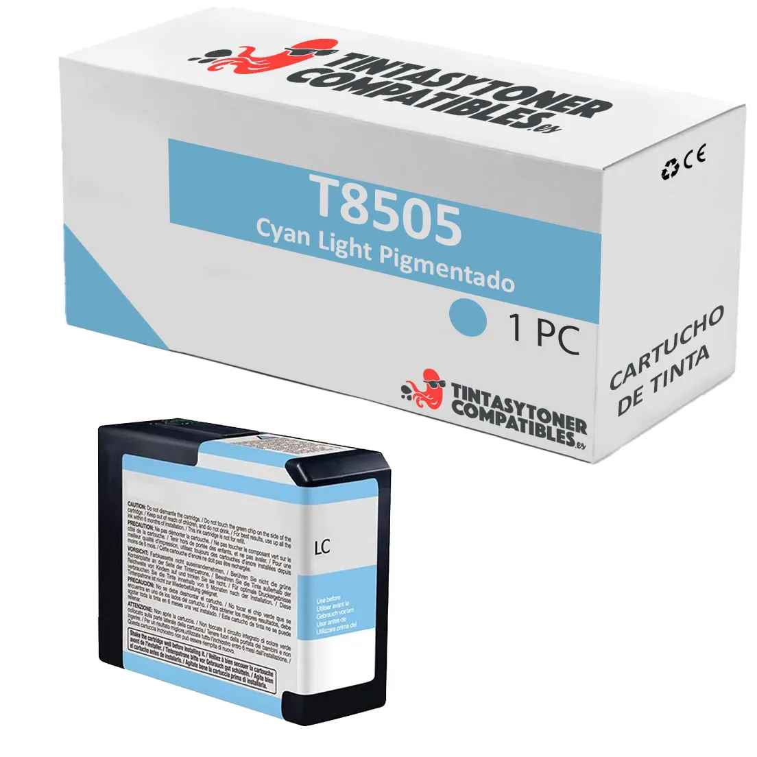 Cartucho de tinta compatible Epson C13T850500 · 80 ml