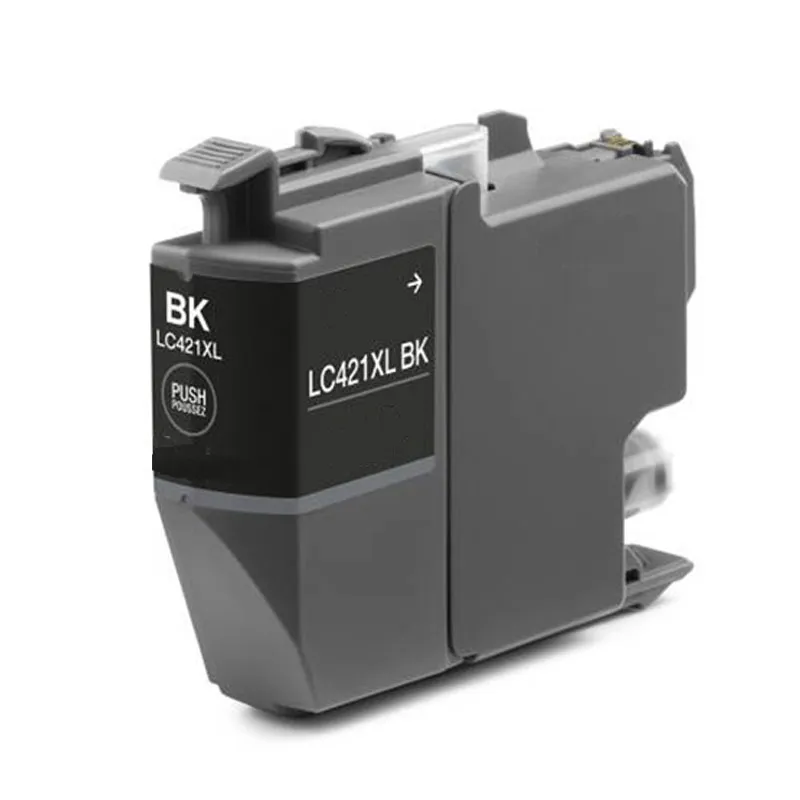 Cartucho de tinta compatible Brother LC421XLBK Negro · 500 páginas