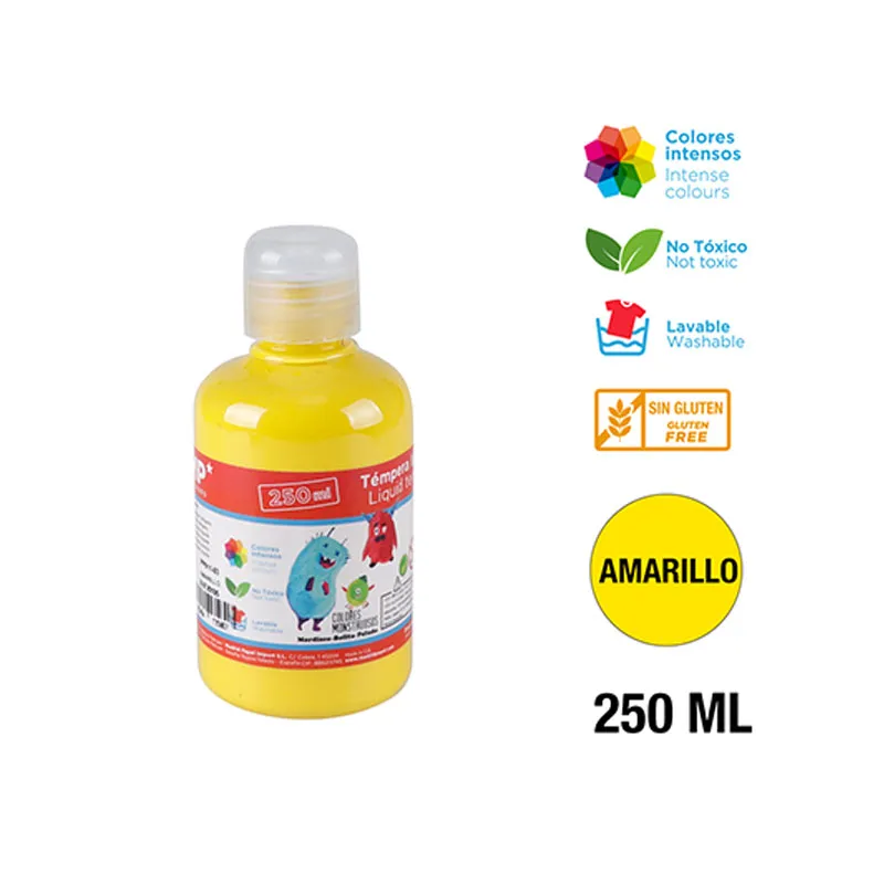 Tempera 250ML amarillo MP
