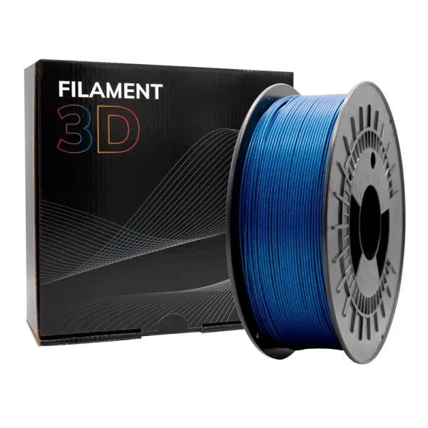 Filamento 3D - PLA GLITTER - Color: Azul - 1.75 mm / 1 kg