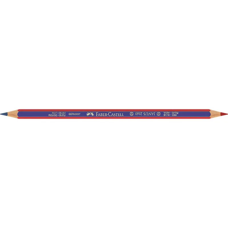 Lápiz Bicolor Faber Castell Janus 2160 Azul-Rojo