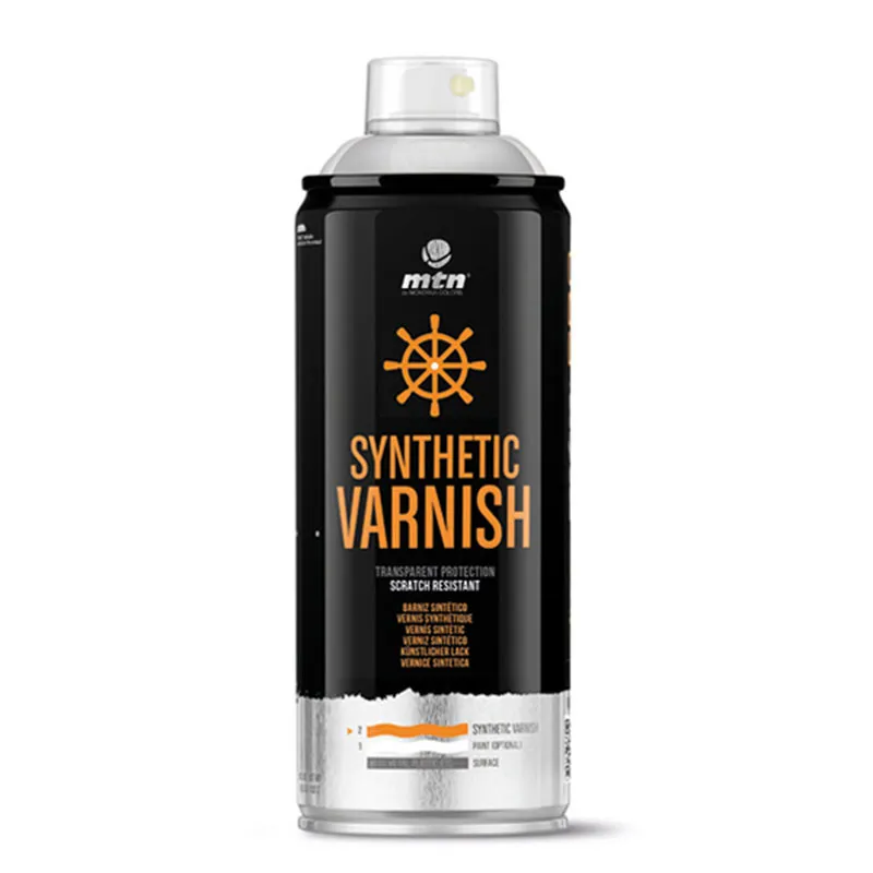 Spray MTN PRO Barniz Sintético Brillante