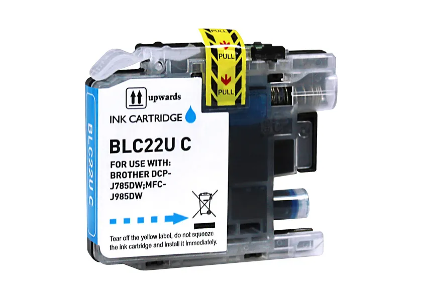 Cartucho de tinta compatible Brother LC22UC Cian · 1.200 páginas
