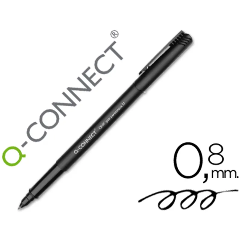 Rotulador Q-Connect permanente 0.8mm