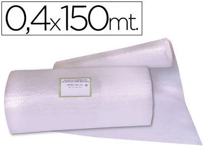 Rollo de Plástico de Burbujas 0.40mx150m