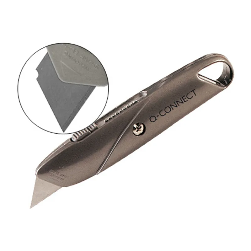 Q-Connect cuter 219BC ancho metalico gris