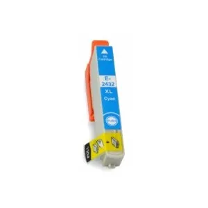 Cartucho de tinta compatible Epson C13T24324010 Cian · 15 ml