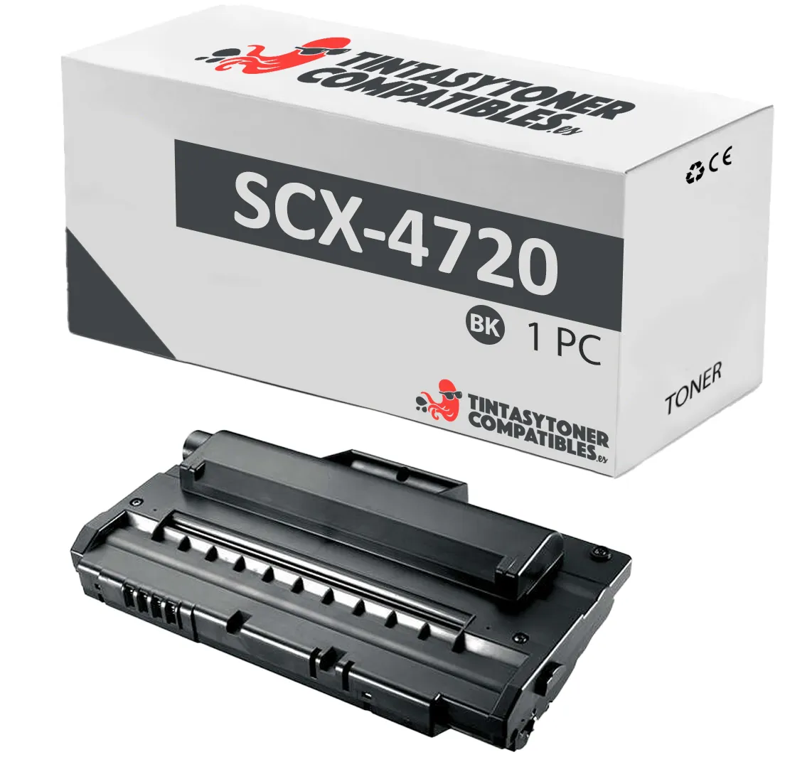 Tóner compatible Samsung SCX-4720D5 Negro · 500.045 páginas
