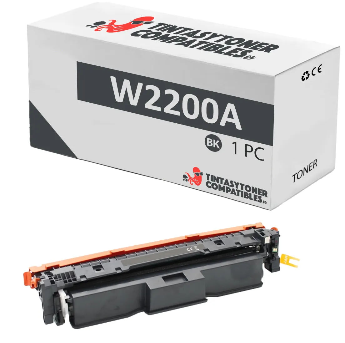 Tóner compatible HP HP-220A-BK Negro · 7.500 páginas