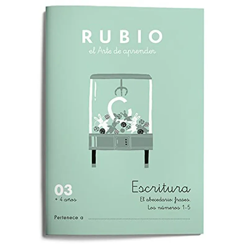 Cuaderno Rubio Escritura 03