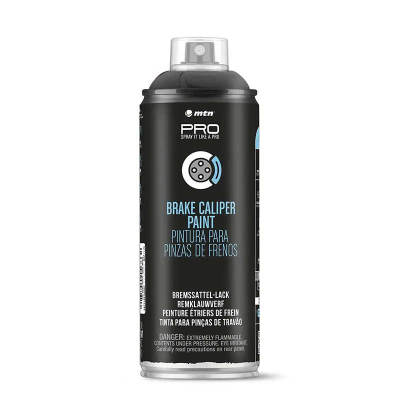 Spray MTN PRO Pintura Pinzas de Freno Negro Brillante