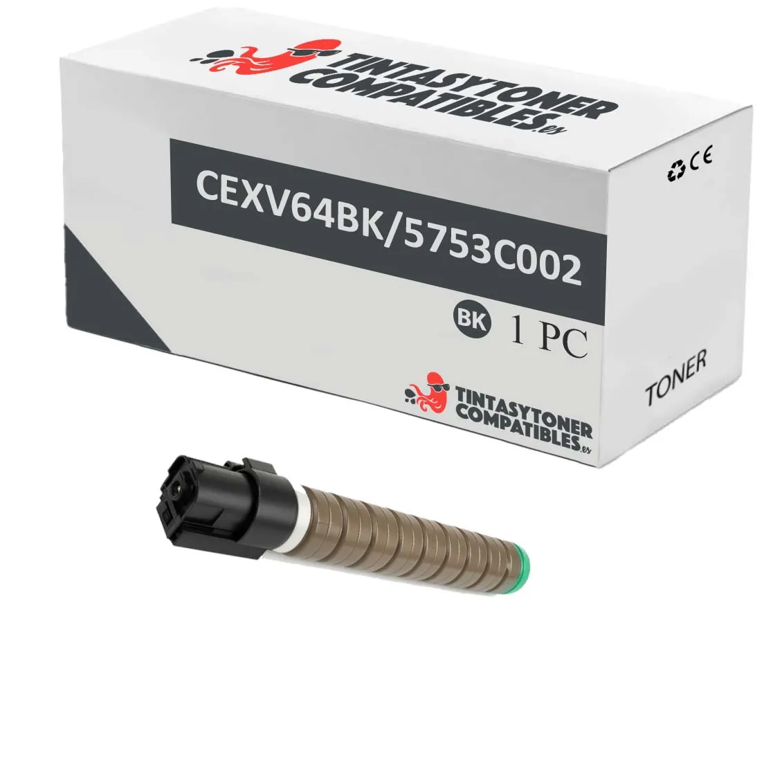 Tóner compatible Canon 5753C002 Negro · 38.000 páginas