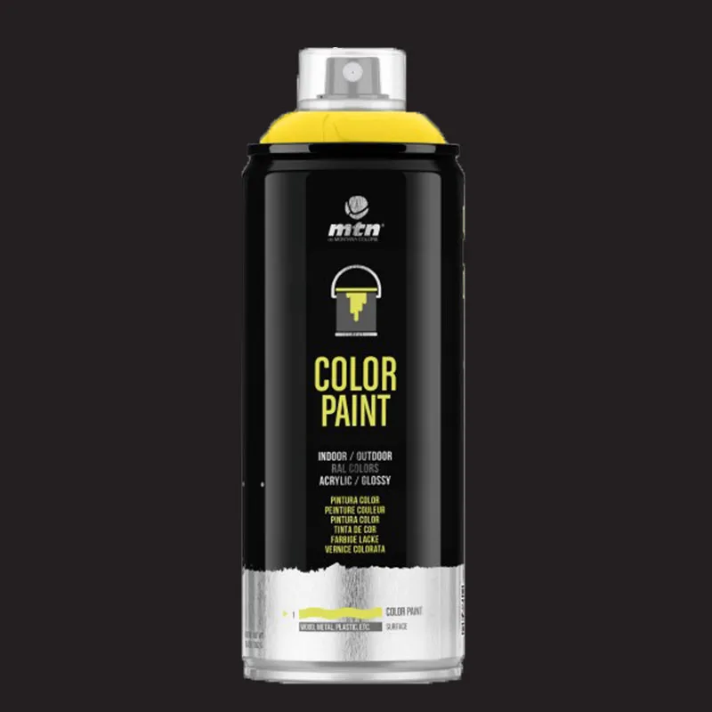 Spray MTN PRO RAL Acrílico Negro Satinado