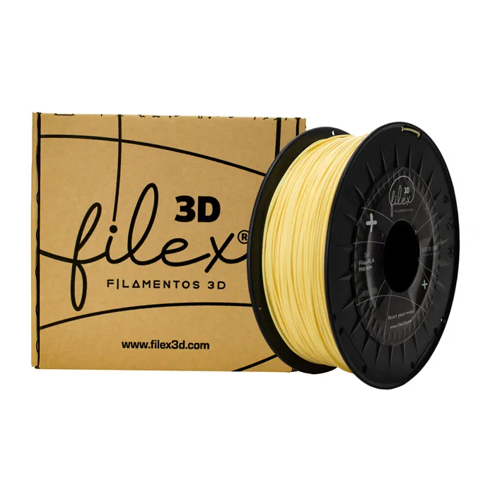 Filamento Filex3d PLA +PREMIUM 1KG 1,75 Plátano
